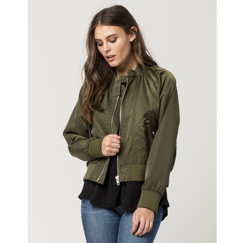 Free People Midnight Bomber Jacket XS
